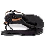 Laranja_Lima_Shoes_Sapatos_Femininos___Sandalia_Rasteira___Flat_em_Couro_Preto_-_Codigo_-_157023_1