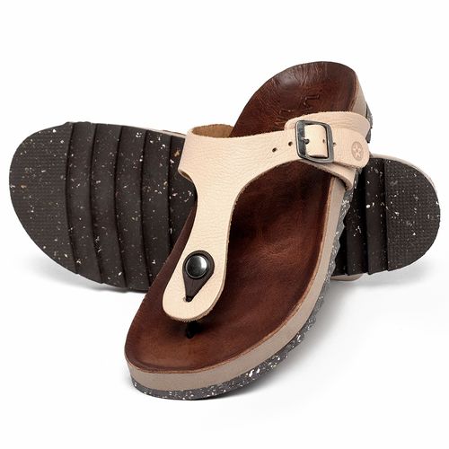 Birken em Couro Nude - Codigo - 156048