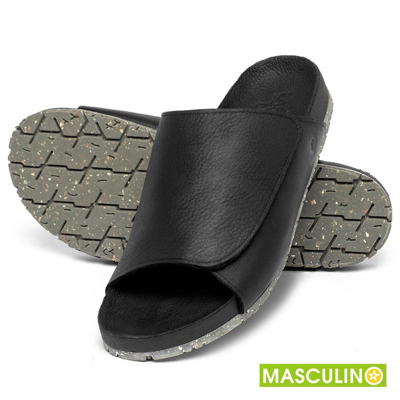 Laranja_Lima_Shoes_Sapatos_Masculinos___Rasteira_em_Couro_Preto_-_Codigo_-_156085_2