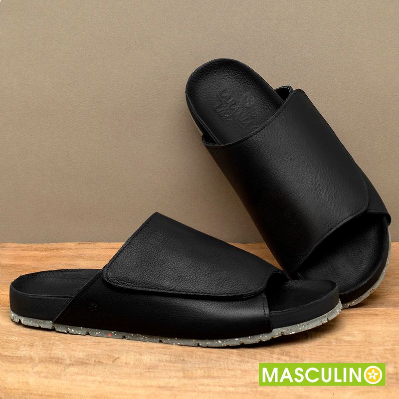 Laranja_Lima_Shoes_Sapatos_Masculinos___Rasteira_em_Couro_Preto_-_Codigo_-_156085_3