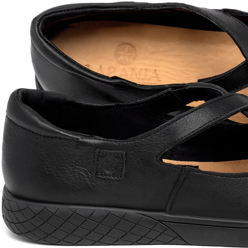 Laranja_Lima_Shoes_Sapatos_Femininos___Tenis___Cano_Baixo_em_Couro_Preto_-_Codigo_-_156038_5