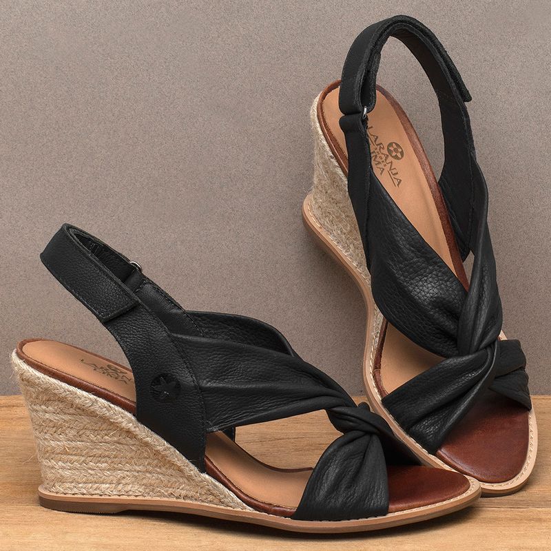 Laranja_Lima_Shoes_Sapatos_Femininos___Anabela___Corda_Salto_de_7_cm_em_Couro_Preto_-_Codigo_-_9581_3