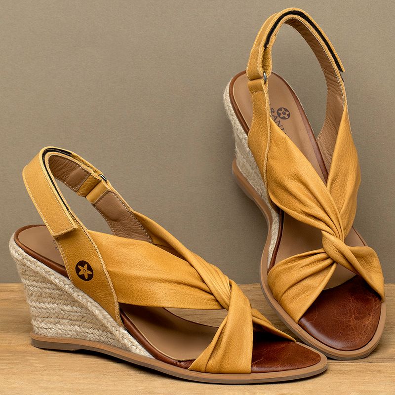 Laranja_Lima_Shoes_Sapatos_Femininos___Anabela___Corda_Salto_de_7_cm_em_Couro_Amarelo_-_Codigo_-_9581_3