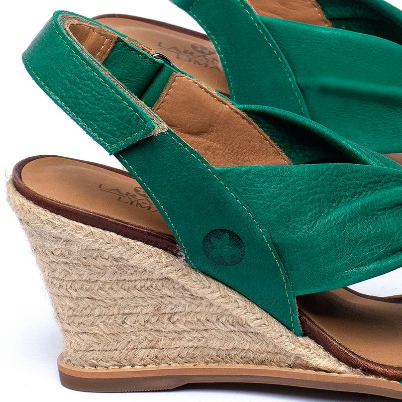 Laranja_Lima_Shoes_Sapatos_Femininos___Anabela___Corda_Salto_de_7_cm_em_Couro_Verde_-_Codigo_-_9581_5
