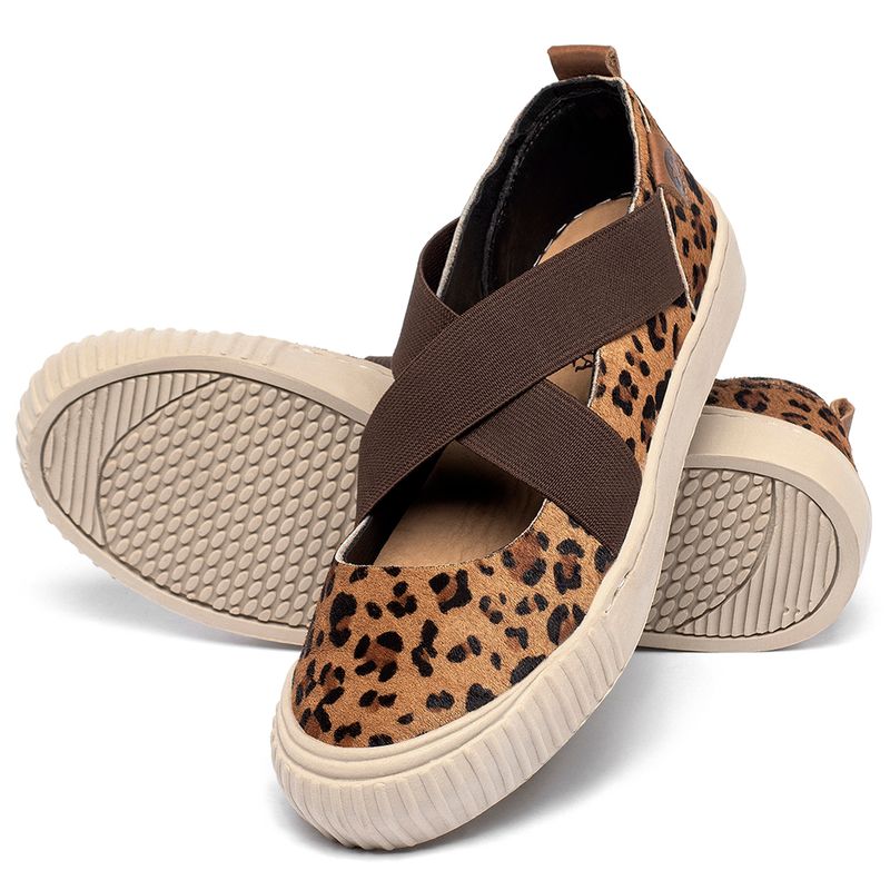 Laranja_Lima_Shoes_Sapatos_Femininos___Tenis___Cano_Baixo_em_Couro_Onca_-_Codigo_-_153069_2