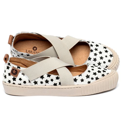 Tênis   Cano Baixo em Couro Off-White - Codigo - 153069
