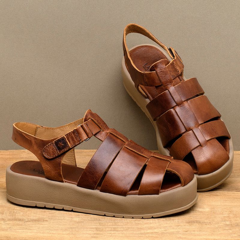 Laranja_Lima_Shoes_Sapatos_Femininos___Sandalia___Boho_Salto_de_4_cm_em_Couro_Marrom_-_Codigo_-_153077_3