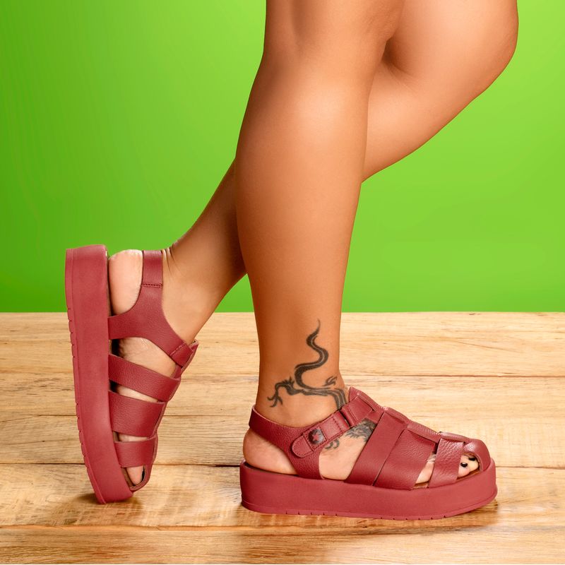 Laranja_Lima_Shoes_Sapatos_Femininos___Sandalia___Boho_Salto_de_4_cm_em_Couro_Vermelho_-_Codigo_-_153077_8