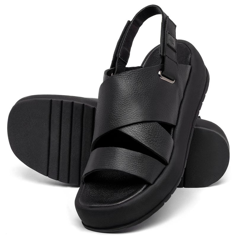Laranja_Lima_Shoes_Sapatos_Femininos___Sandalia___Boho_Salto_de_4_cm_em_Couro_Preto_-_Codigo_-_153080_2