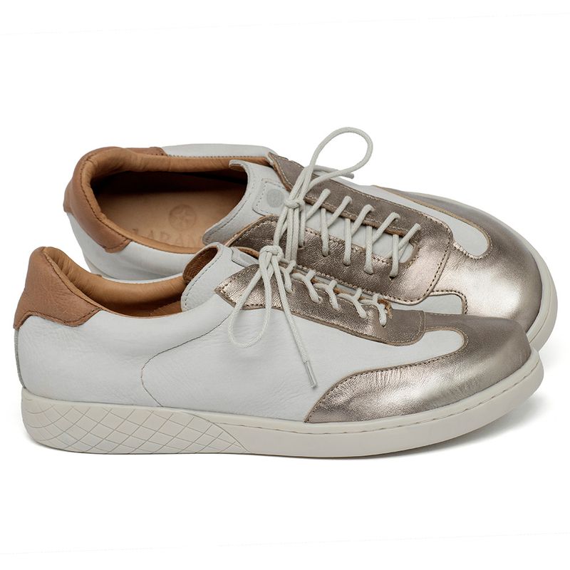 Laranja_Lima_Shoes_Sapatos_Femininos___Tenis___Cano_Baixo_em_Couro_Off-White_-_Codigo_-_156036_1
