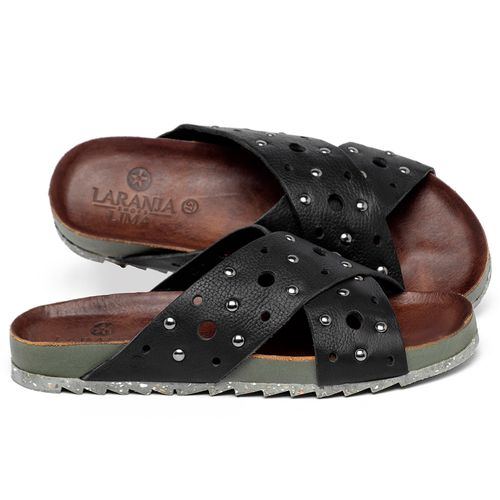 Birken em Couro Preto - Codigo - 156041