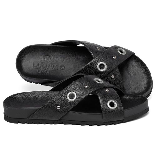 Birken em Couro Preto - Codigo - 156046