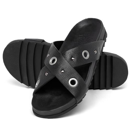 Birken em Couro Preto - Codigo - 156046