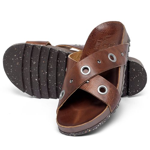 Birken em Couro Marrom - Codigo - 156046