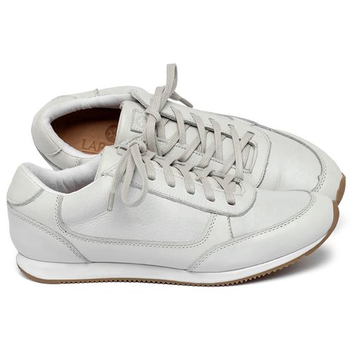 Tênis   Cano Baixo em Couro Off-White - Codigo - 156015