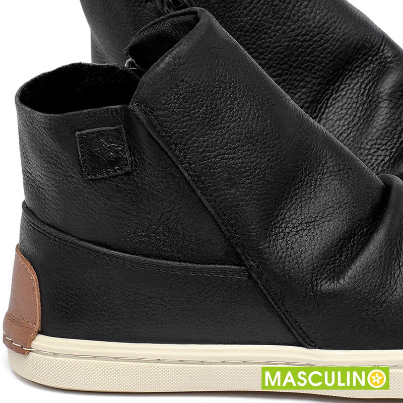 Laranja_Lima_Shoes_Sapatos_Masculinos___Tenis_Masculino___Cano_Alto_em_Couro_Preto_-_Codigo_-_156071_5