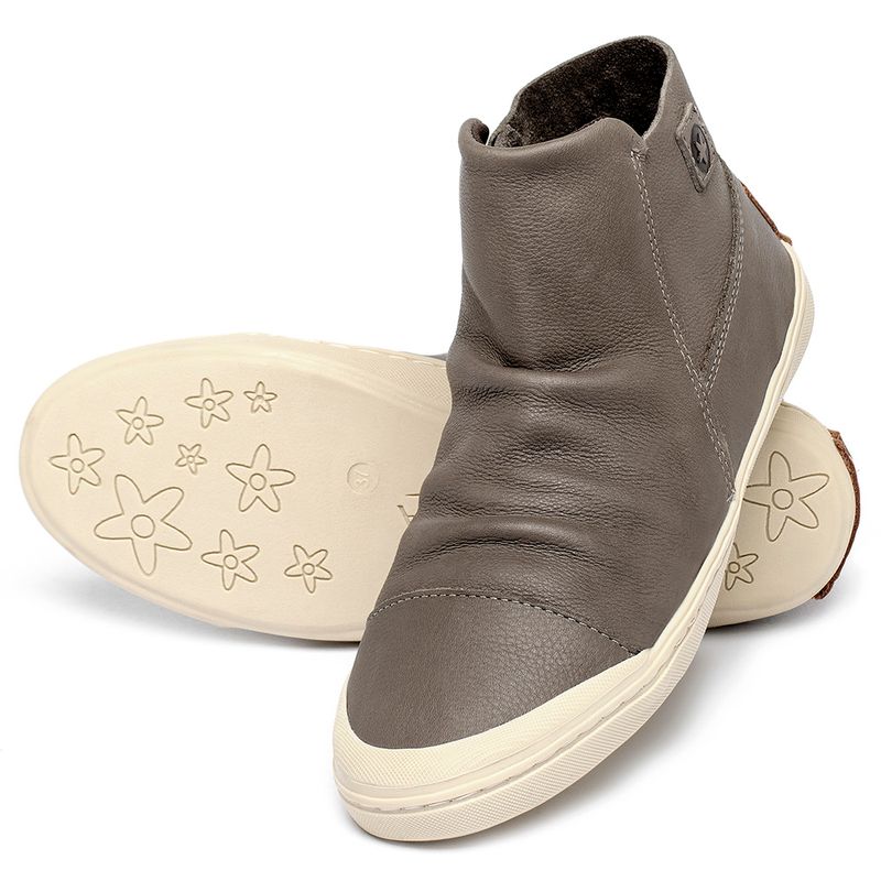 Laranja_Lima_Shoes_Sapatos_Femininos___Tenis___Cano_Alto_em_Couro_Cinza_-_Codigo_-_156077_2