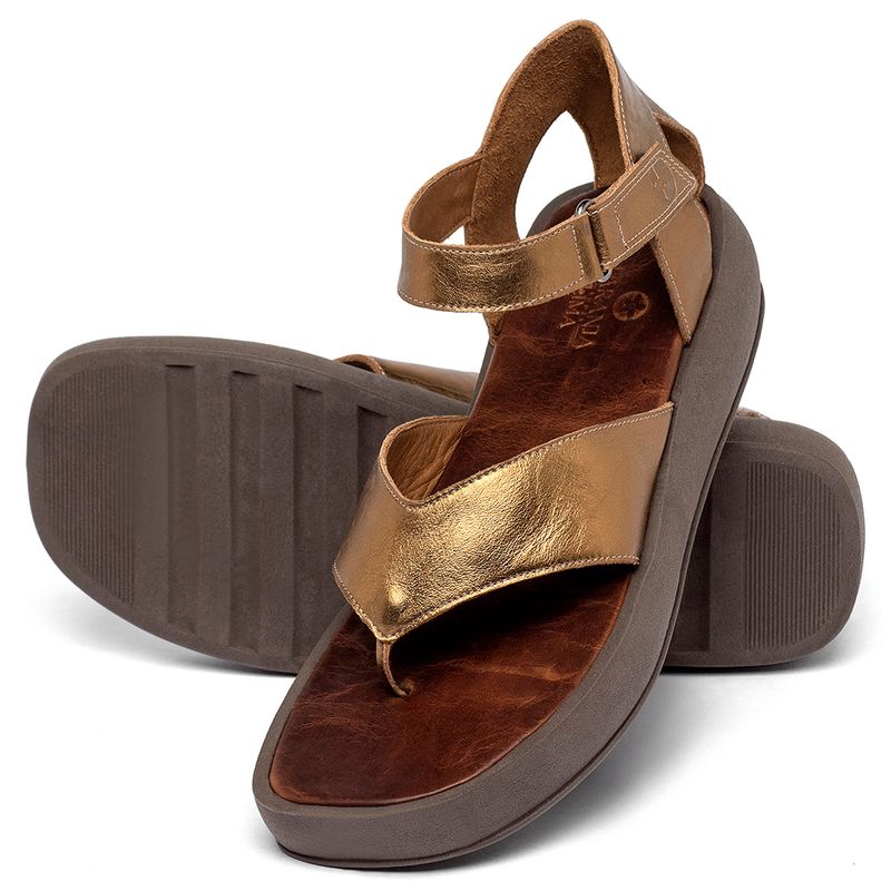 Laranja_Lima_Shoes_Sapatos_Femininos__-Sandalia---Boho-Salto-de-4-cm-em-Couro-Metalizado---Codigo---3925_2