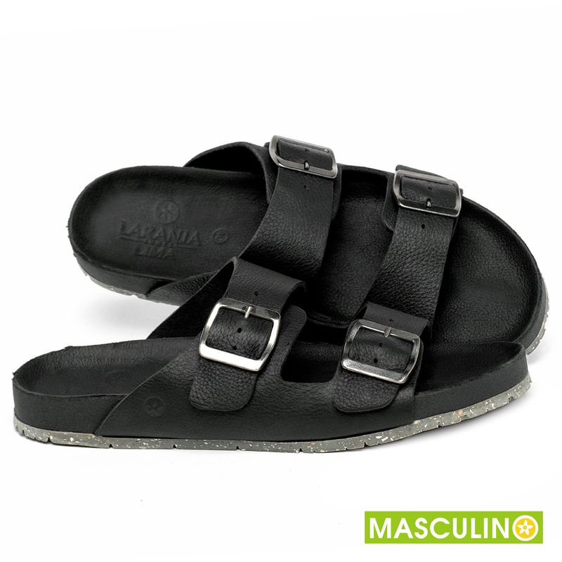 Laranja_Lima_Shoes_Sapatos_Masculinos__-Rasteira-em-Couro-Preto---Codigo---156083_1