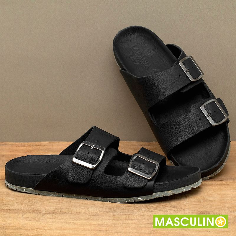 Laranja_Lima_Shoes_Sapatos_Masculinos__-Rasteira-em-Couro-Preto---Codigo---156083_3