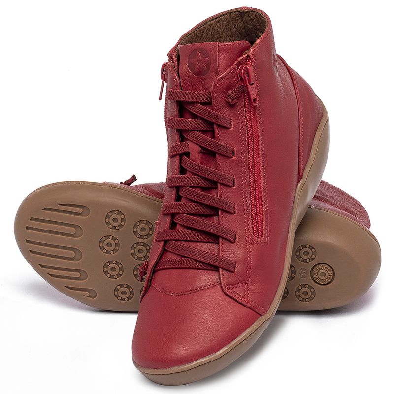 Laranja_Lima_Shoes_Sapatos_Femininos__-Tenis---Cano-Alto-em-Couro-Vermelho---Codigo---139082_2