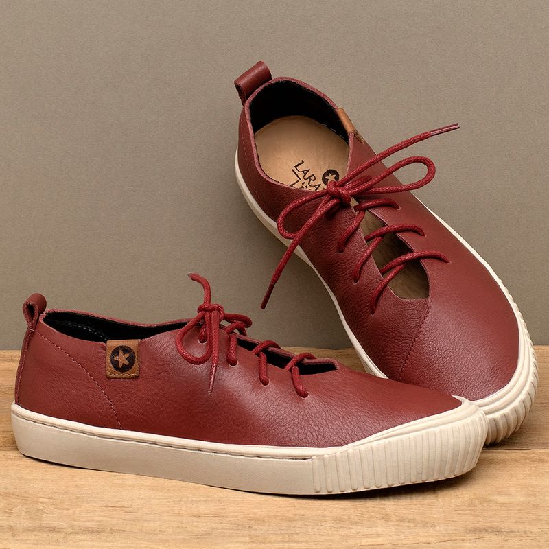 Laranja_Lima_Shoes_Sapatos_Femininos__-Tenis---Cano-Baixo-em-Couro-Vermelho---Codigo---153067_3