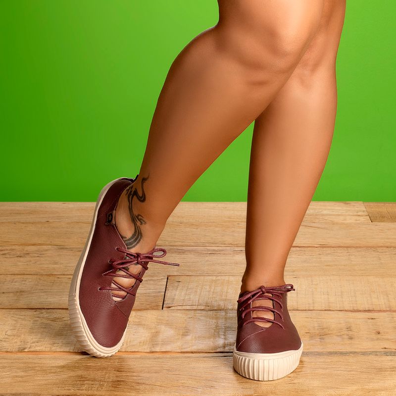 Laranja_Lima_Shoes_Sapatos_Femininos__-Tenis---Cano-Baixo-em-Couro-Vermelho---Codigo---153067_7