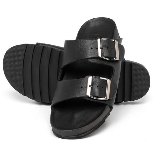 Birken em Couro Preto - Codigo - 156047