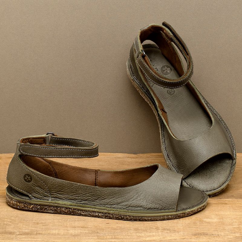 Laranja_Lima_Shoes_Sapatos_Femininos__-Sandalia-Rasteira---Flat-em-Couro-Musgo---Codigo---156030_3
