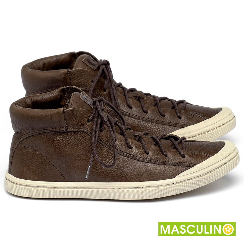 Laranja_Lima_Shoes_Sapatos_Masculinos__-Tenis-Masculino---Cano-Alto-em-Couro-Cafe---Codigo---156070_1