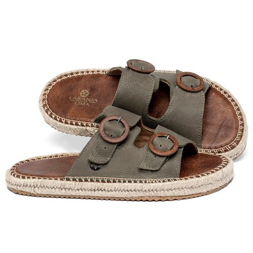 Birken em Couro Musgo - Codigo - 9634