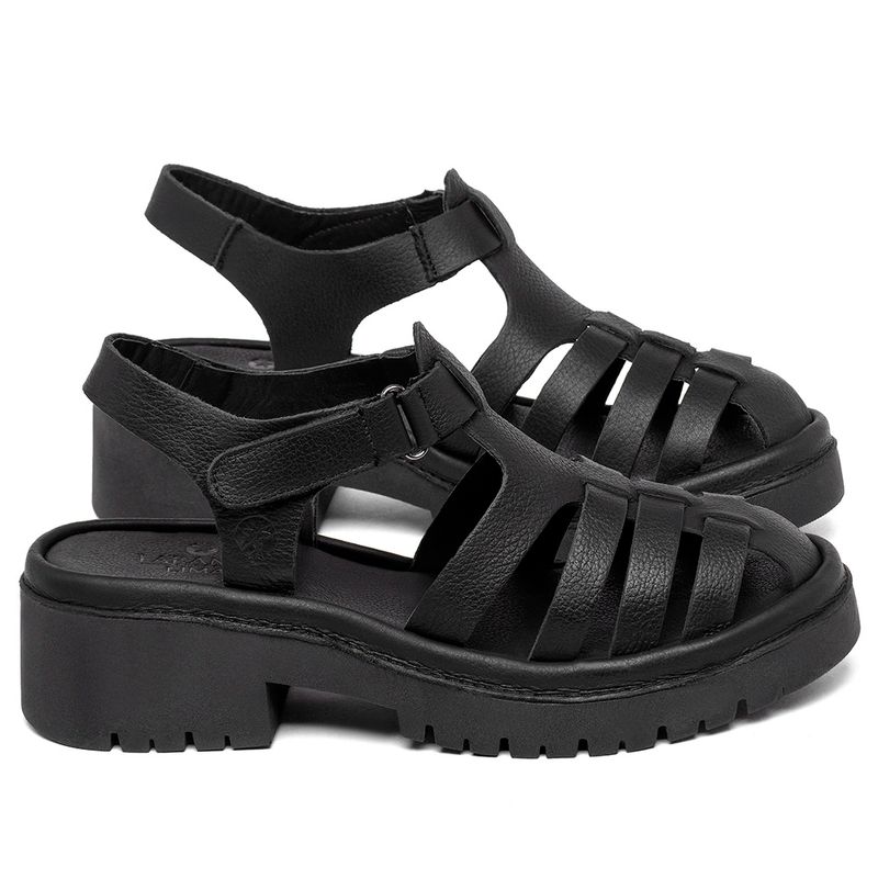 Laranja_Lima_Shoes_Sapatos_Femininos__-Sandalia---Boho-Salto-de-5-cm-em-Couro-Preto---Codigo---153060_1