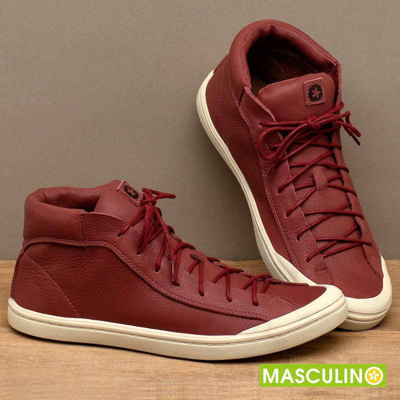Laranja_Lima_Shoes_Sapatos_Masculinos__-Tenis-Masculino---Cano-Alto-em-Couro-Vermelho---Codigo---156070_3