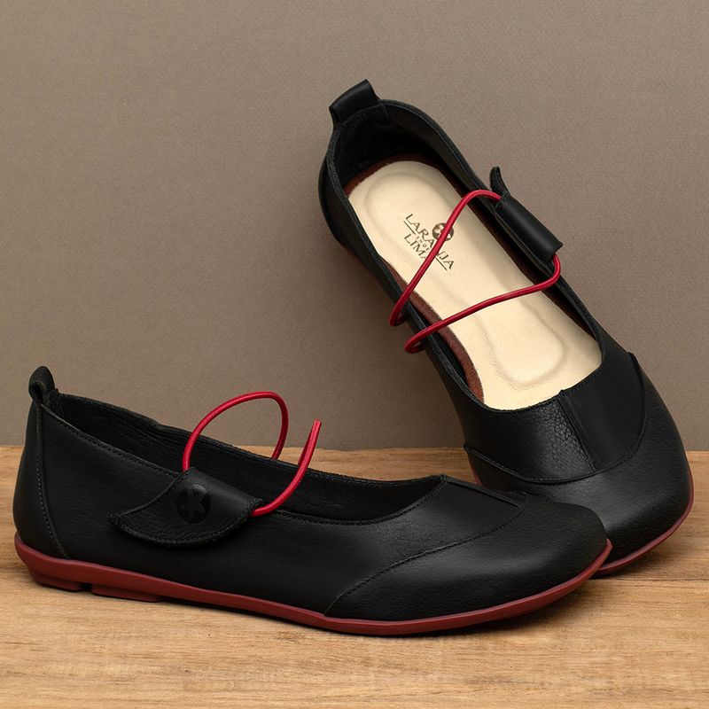 Laranja_Lima_Shoes_Sapatos_Femininos__-Sapatilha---Bico-Quadrado-em-Couro-Preto---Codigo---9617_3