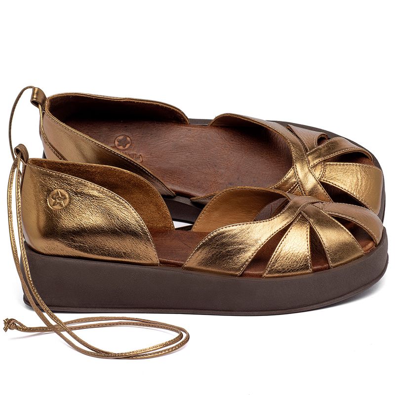 Laranja_Lima_Shoes_Sapatos_Femininos__-Sandalia---Boho-Salto-de-1-cm-em-Couro-Metalizado---Codigo---3972_1