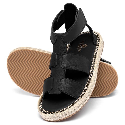 Birken em Couro Preto - Codigo - 9635