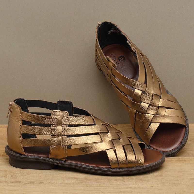 Laranja_Lima_Shoes_Sapatos_Femininos__-Sandalia---Boho-Salto-de-2-cm-em-Couro-Metalizado---Codigo---139090_3