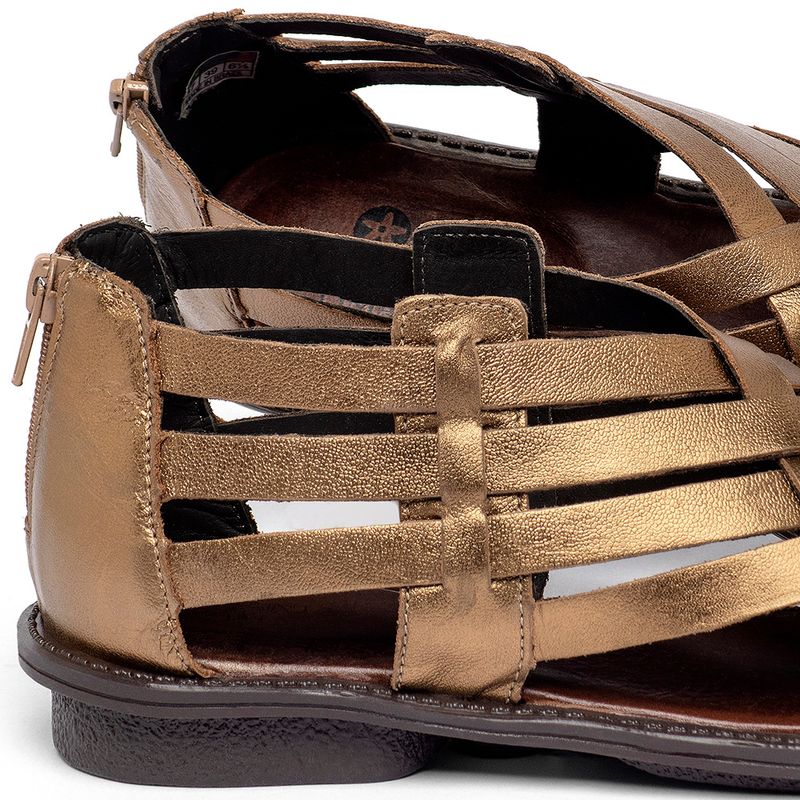 Laranja_Lima_Shoes_Sapatos_Femininos__-Sandalia---Boho-Salto-de-2-cm-em-Couro-Metalizado---Codigo---139090_5