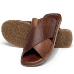 Laranja_Lima_Shoes_Sapatos_Femininos__-Sandalia-Rasteira---Flat-em-Couro-Marrom---Codigo---156064_2