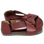 Laranja_Lima_Shoes_Sapatos_Femininos__-Sandalia-Rasteira---Flat-em-Couro-Vermelho---Codigo---158018_1