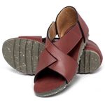 Laranja_Lima_Shoes_Sapatos_Femininos__-Sandalia-Rasteira---Flat-em-Couro-Vermelho---Codigo---158018_2