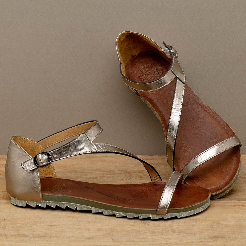 Laranja_Lima_Shoes_Sapatos_Femininos__-Sandalia-Rasteira---Flat-em-Couro-Metalizado---Codigo---158019_3