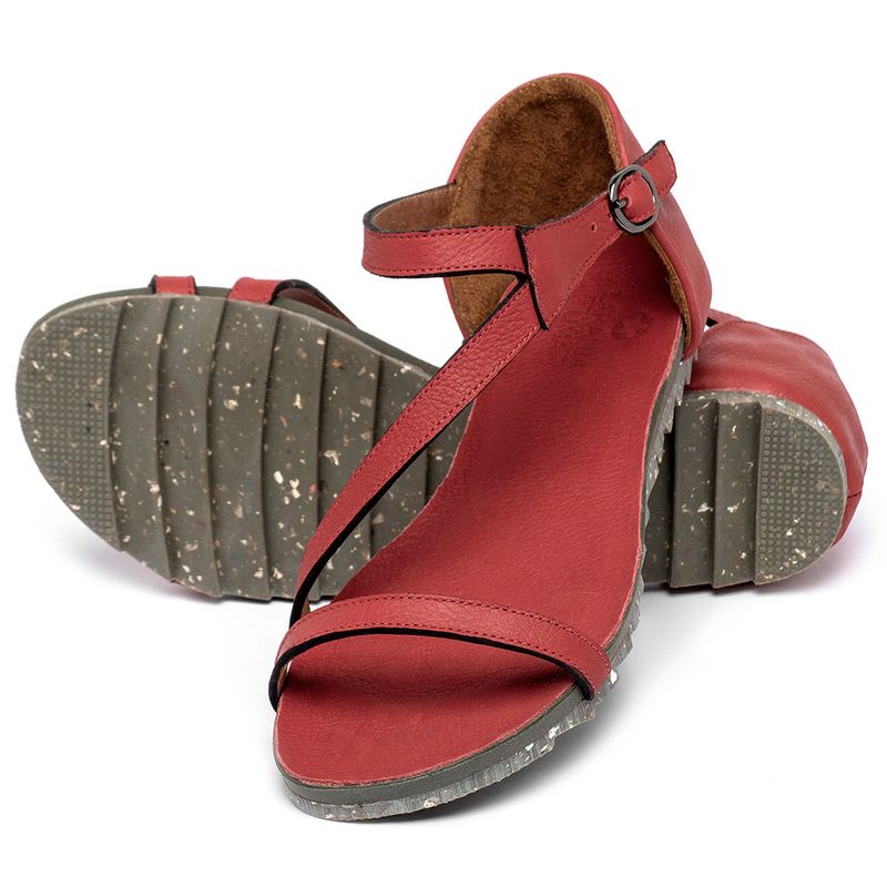 Laranja_Lima_Shoes_Sapatos_Femininos__-Sandalia-Rasteira---Flat-em-Couro-Vermelho---Codigo---158019_2