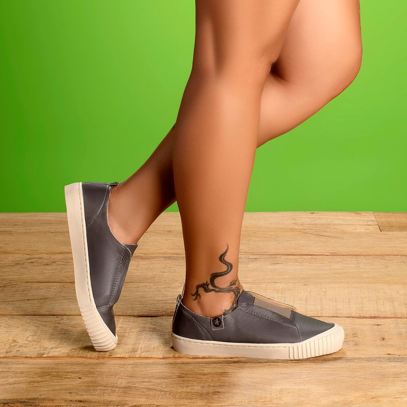 Laranja_Lima_Shoes_Sapatos_Femininos__-Tenis---Cano-Baixo-em-Couro-Cinza---Codigo---153071_8