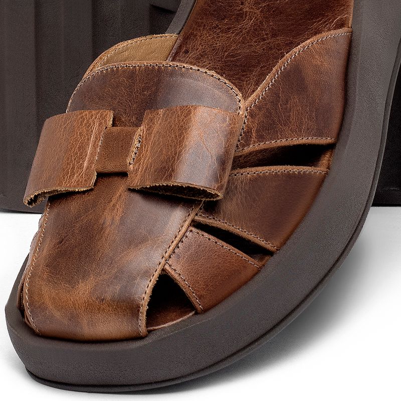 Laranja_Lima_Shoes_Sapatos_Femininos__-Sandalia---Boho-Salto-de-4-cm-em-Couro-Marrom---Codigo---3971_6
