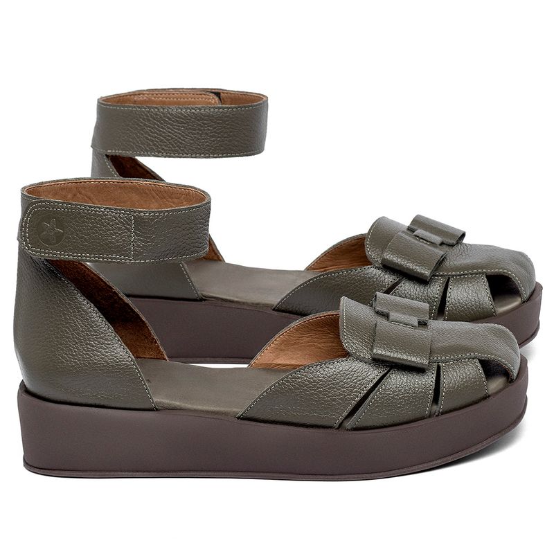 Laranja_Lima_Shoes_Sapatos_Femininos__-Sandalia---Boho-Salto-de-4-cm-em-Couro-Musgo---Codigo---3971_1