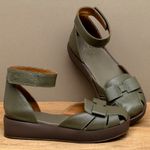 Laranja_Lima_Shoes_Sapatos_Femininos__-Sandalia---Boho-Salto-de-4-cm-em-Couro-Musgo---Codigo---3971_3