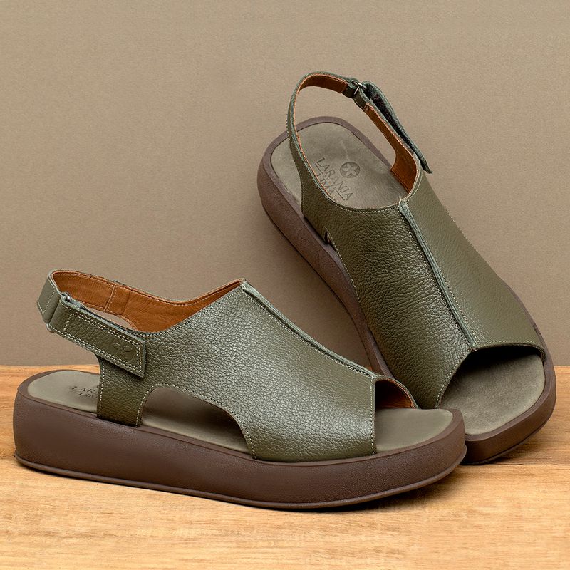 Laranja_Lima_Shoes_Sapatos_Femininos__-Sandalia---Boho-Salto-de-4-cm-em-Couro-Musgo---Codigo---157053_3