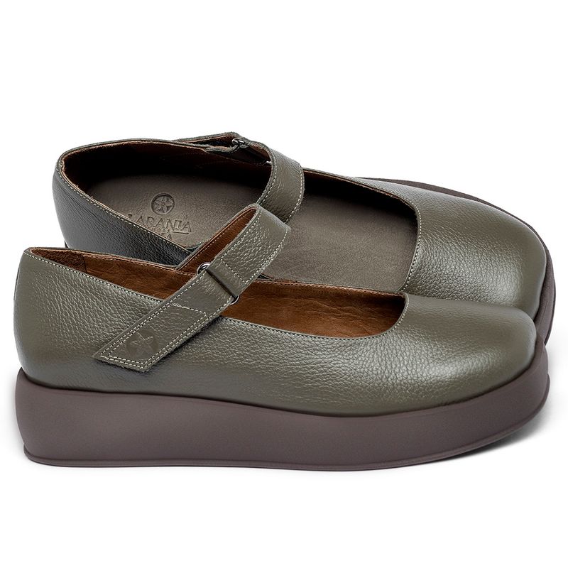 Laranja_Lima_Shoes_Sapatos_Femininos__-Sapatilha---Bico-Quadrado-Salto-de-4-cm-em-Couro-Musgo---Codigo---3975_1
