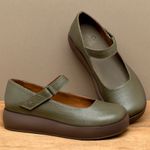 Laranja_Lima_Shoes_Sapatos_Femininos__-Sapatilha---Bico-Quadrado-Salto-de-4-cm-em-Couro-Musgo---Codigo---3975_4